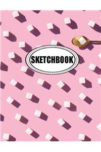 Sketchbook : Sugar: 120 Pages of 8.5 x 11 Blank Paper for Drawing, Doodling or Sketching (Sketchbooks)
