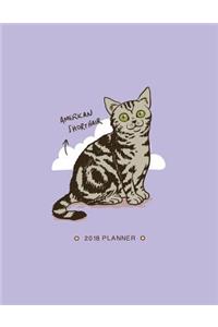 American Shorthair 2018 Planner