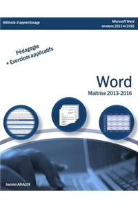 Word Maîtrise 2013 - 2016
