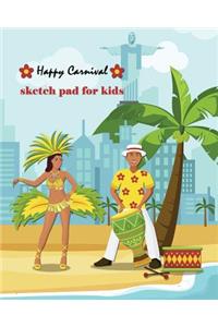 Happy Carnival Sketch Pad for Kids