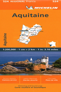 France: Aquitaine Map 524