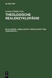 Gabler - Gesellschaft /Gesellschaft Und Christentum V