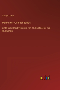 Memoiren von Paul Barras