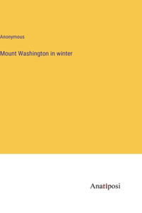 Mount Washington in winter