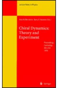 Chiral Dynamics: Theory and Experiment