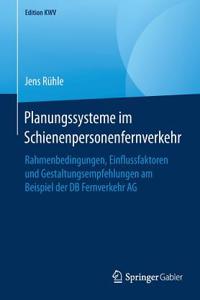 Planungssysteme Im Schienenpersonenfernverkehr