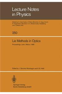 Lie Methods in Optics