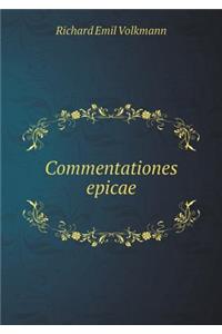 Commentationes epicae