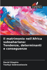 matrimonio nell'Africa subsahariana