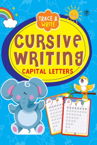 Cursive Handwriting Book Capital Letters Practice Workbook For Children