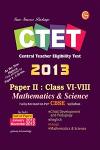 Ctet Paper-Ii Science & Math Vi - Viii(Central Teacher'S Eligibility Test)