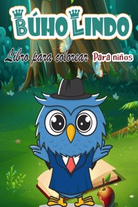 Libro para colorear de búhos para niños