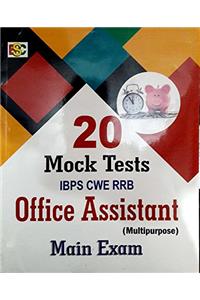 20 MOCK TESTS IBPS CWE RRB OFFICE ASSISTANT MAIN EXAM 2017