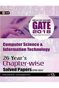 GATE Computer Science & Information Technology (26 Year's Chapter-Wise Solved Paper) 2018