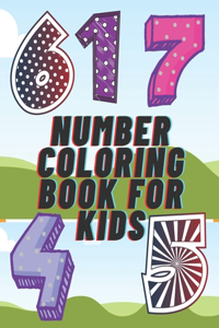 Number Coloring Book For Kids