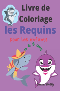 Livre de Coloriage les Requins