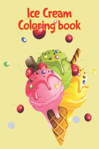 Ice Cream Coloring Book