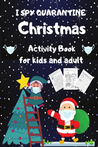 I SPY Quarantine Christmas Activity Book for kids and adult