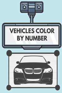 Vehicles Color by Number