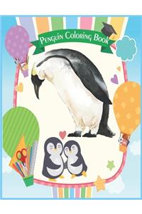 Penguin Coloring Book