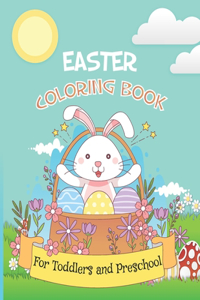 Easter Coloring Book for Toddlers and Preschool