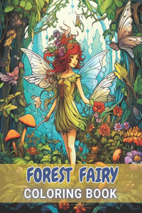 Forest Fairy Coloring Book for Adult