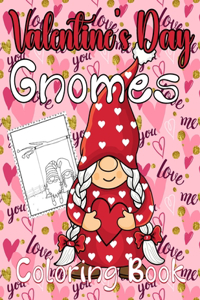 Valentine's Day Gnomes Coloring Book