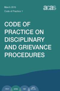 Disciplinary and grievance procedures