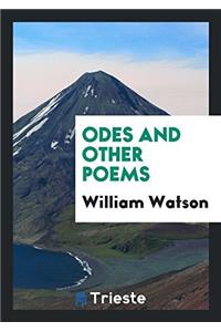 Odes and Other Poems