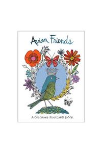 Avian Friends Coloring Postcards