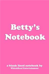 Betty's Notebook