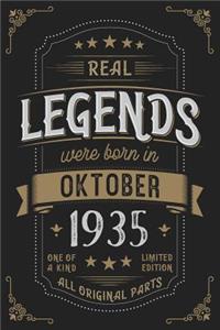Real Legends were born in Oktober 1935