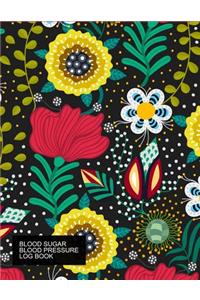 Blood Sugar Blood Pressure Log Book