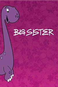 Big Sister: liniertes Tagebuch mit 120 Seiten 6x9 Zoll Tagebuch, Notizbuch, Schulheft uvm. lustig