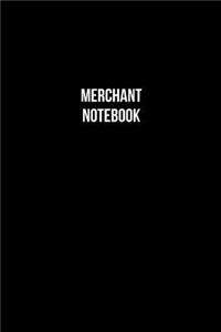 Merchant Notebook - Merchant Diary - Merchant Journal - Gift for Merchant