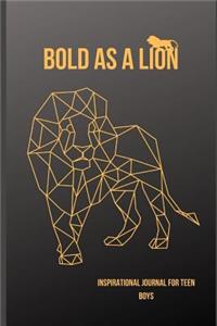 Bold as a lion