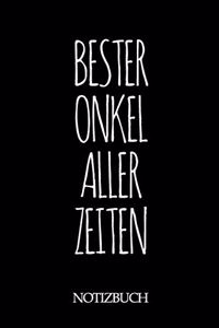 Bester Onkel Aller Zeiten Notizbuch