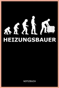 Heizungsbauer: A5 Notizbuch Blank / Blanko / Leer 120 Seiten für Heizungsbauer und Installateur I Geschenkidee für Beruf & Freizeit.