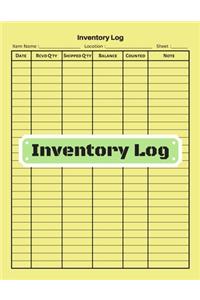Inventory log