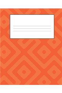 ORANGE Composition Notebook