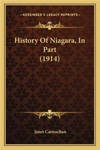 History Of Niagara, In Part (1914)