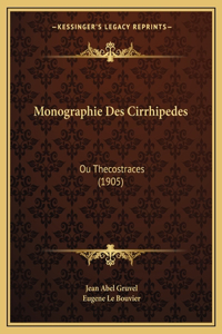 Monographie Des Cirrhipedes