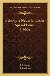 Beknopte Nederlandsche Spraakkunst (1900)