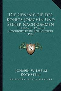 Genealogie Des Konigs Jojachin Und Seiner Nachkommen