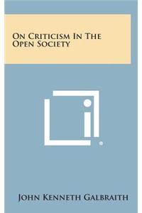 On Criticism in the Open Society