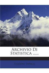 Archivio Di Statistica ......