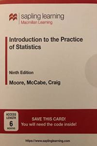 Sapling Homework and eBook for Introduction to the Practice of Statistics (Single Term Access)