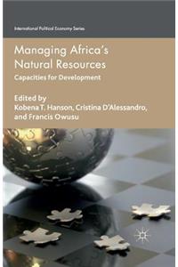 Managing Africa's Natural Resources