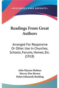 Readings From Great Authors