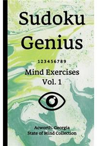 Sudoku Genius Mind Exercises Volume 1